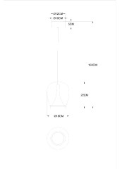 Подвесной светильник Divinare Campo 5875/07 SP-15