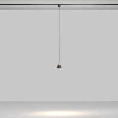 Трековый подвесной магнитный светильник Maytoni Cono TR166-1-7W3K-M-B