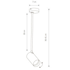 Спот Nowodvorski Mono Long M 7728