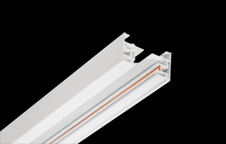 Шинопровод однофазный с питанием и заглушкой Crystal Lux CLT 0.11 CLT 0.11 01 L1000 WH