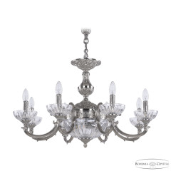 Подвесная люстра Bohemia Ivele Crystal Verona 72209P/8/210 Ni P Clear/M-1H