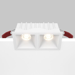 Встраиваемый светильник Maytoni Technical Alfa LED DL043-02-10W3K-SQ-W