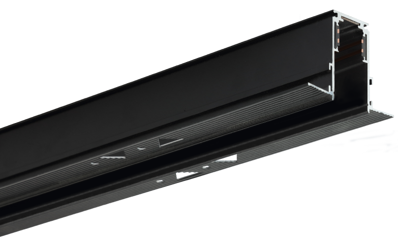 Шинопровод магнитный встраиваемый iLedex Vision 4822-65/48-1000-BK