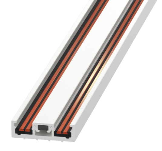 Ультратонкий накладной магнитный шинопровод iLedex Vision 4825-25/7-2000-WH