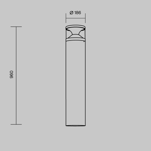 Ландшафтный светильник Maytoni Pyro O496FL-L21B3K2