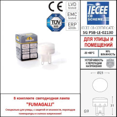 Ландшафтный светильник Fumagalli Steven ST1.531.000.AXZ1L