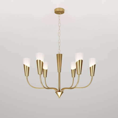 Подвесная люстра Eurosvet 60167/6 латунь Smart a068279