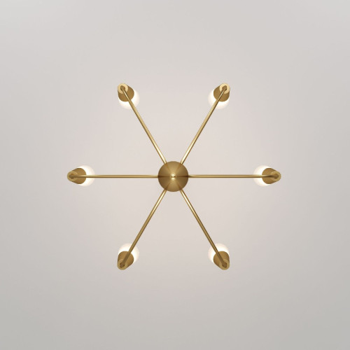 Подвесная люстра Eurosvet 60167/6 латунь Smart a068279