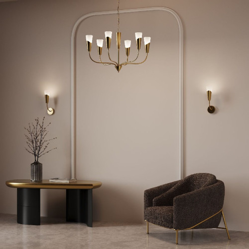 Подвесная люстра Eurosvet 60167/6 латунь Smart a068279