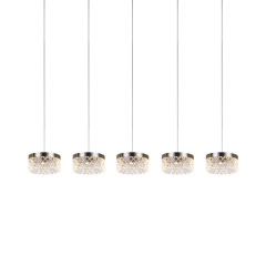 Подвесной светильник Delight Collection MD21020075 MD21020075-5B satin nickel