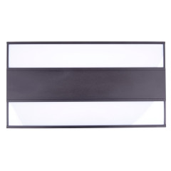 Светодиодная панель Uniel UL-00012591 ULO-K16B 2x16W/4000K/L50 5W/3000K IP44 BLACK