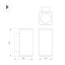 Уличный настенный светильник Arlight LGD-EVO-WALL-TWIN-S100x100-2x12W Day4000 (GR, 44 deg, 230V) 046194