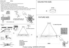 Подвесная люстра Crystal Lux GARDEN SP9 D800 CHROME