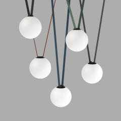 Трековый однофазный светильник Denkirs Belty Orb DK5554-BK