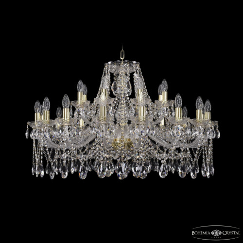 Подвесная люстра Bohemia Ivele Crystal 1413/16+8/360 G