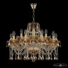 Подвесная люстра Bohemia Ivele Crystal 5413/10+5/240 G Amber/M-1G K721