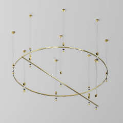 Шинопровод накладной/подвесной Maytoni Flarity TRX154-2SR-D1500-BS