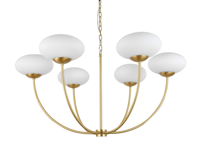 Подвесная люстра Newport 3916/С brass М0071163