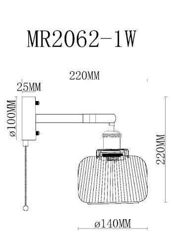 Спот MyFar Natalie MR2062-1W