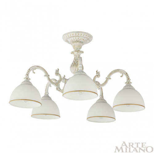 Потолочная люстра Arte Milano 346410/5 WT+G
