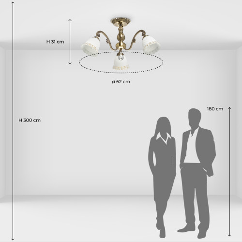 Потолочная люстра De Markt Ариадна 105010603