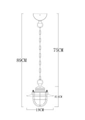 Подвесной светильник Arte Lamp A4579SP-1AB