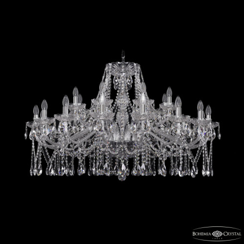 Подвесная люстра Bohemia Ivele Crystal 1413/16+8/400 Ni