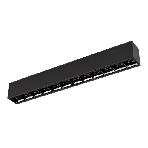 Трековый магнитный светильник Arlight MAG-LASER-45-L320-12W Warm3000 (BK, 15 deg, 24V, DALI) 046528