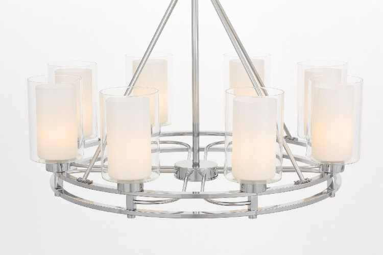 Подвесная люстра Lumina Deco Marietta LDP 8025-8 CHR+WT