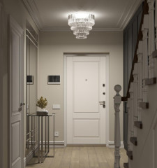 Каскадная люстра Kutek Ellini ELL-PLM-6(BN)350/II