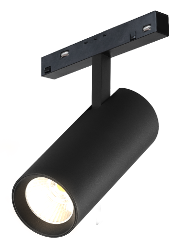 Трековый магнитный светильник iLedex Vision 4822-007-D75-30W-38DG-3000K-BK