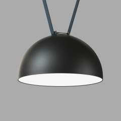 Трековый однофазный светильник Denkirs Belty Flow DK5562-BK