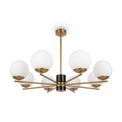 Люстра на штанге Freya Marble FR5230PL-08BS