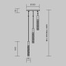 Подвесной светильник Maytoni Selemo MOD328PL-L9CH3K