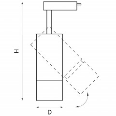 Трековый светодиодный светильник Lightstar Volta 229346