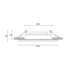Встраиваемый светильник Hesby Lighting Aqua Breeze HSBL_0134