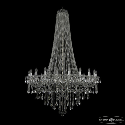 Подвесная люстра Bohemia Ivele Crystal 1415/20/400/h-173 Ni
