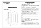 Настенный светильник Belfast Ravenhill 3220 BR MB