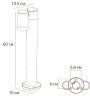 Ландшафтный светильник Arte Lamp Mistero A3302PA-1BK