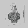 Подвесная люстра Modelux ML.6621.28 CR