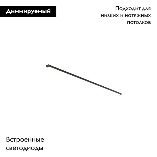 Трековый магнитный светильник Maytoni Basis TR173-1-16WTW-B