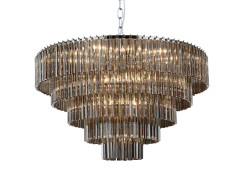 Подвесная люстра Newport 8708+17/C fume М0065973