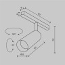 Трековый магнитный светильник Maytoni Technical Magnetic track system Exility Focus LED TR032-2-12W4K-M-BBS