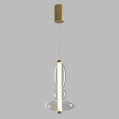 Подвесной светильник Crystal Lux QUASAR SP10W LED TRANSPARENT