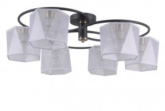 Люстра на штанге Natali Kovaltseva 76056/6C MATT BLACK