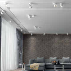 Трековый однофазный светильник Novotech Groda 358778