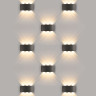 Настенный светильник Elektrostandard 1551 TECHNO LED TWINKY TRIO черный 4690389068027 a049671