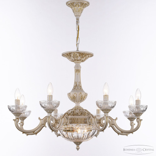 Подвесная люстра Bohemia Ivele Crystal AL78101P/8/250 WMG P Clear/M-1G