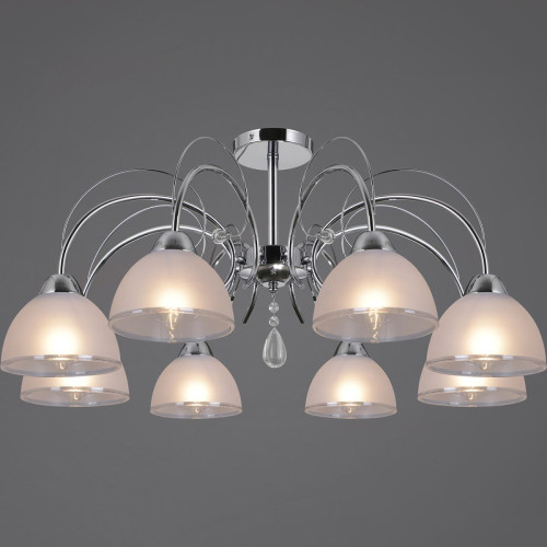 Люстра на штанге ILLUMICO ILLUMICO IL0495-8CSQ-25CH ELITE