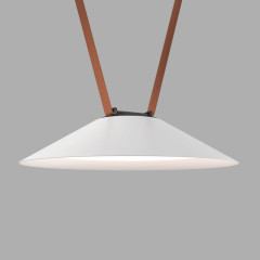Трековый однофазный светильник Denkirs Belty flow DK5664-WH+BK
